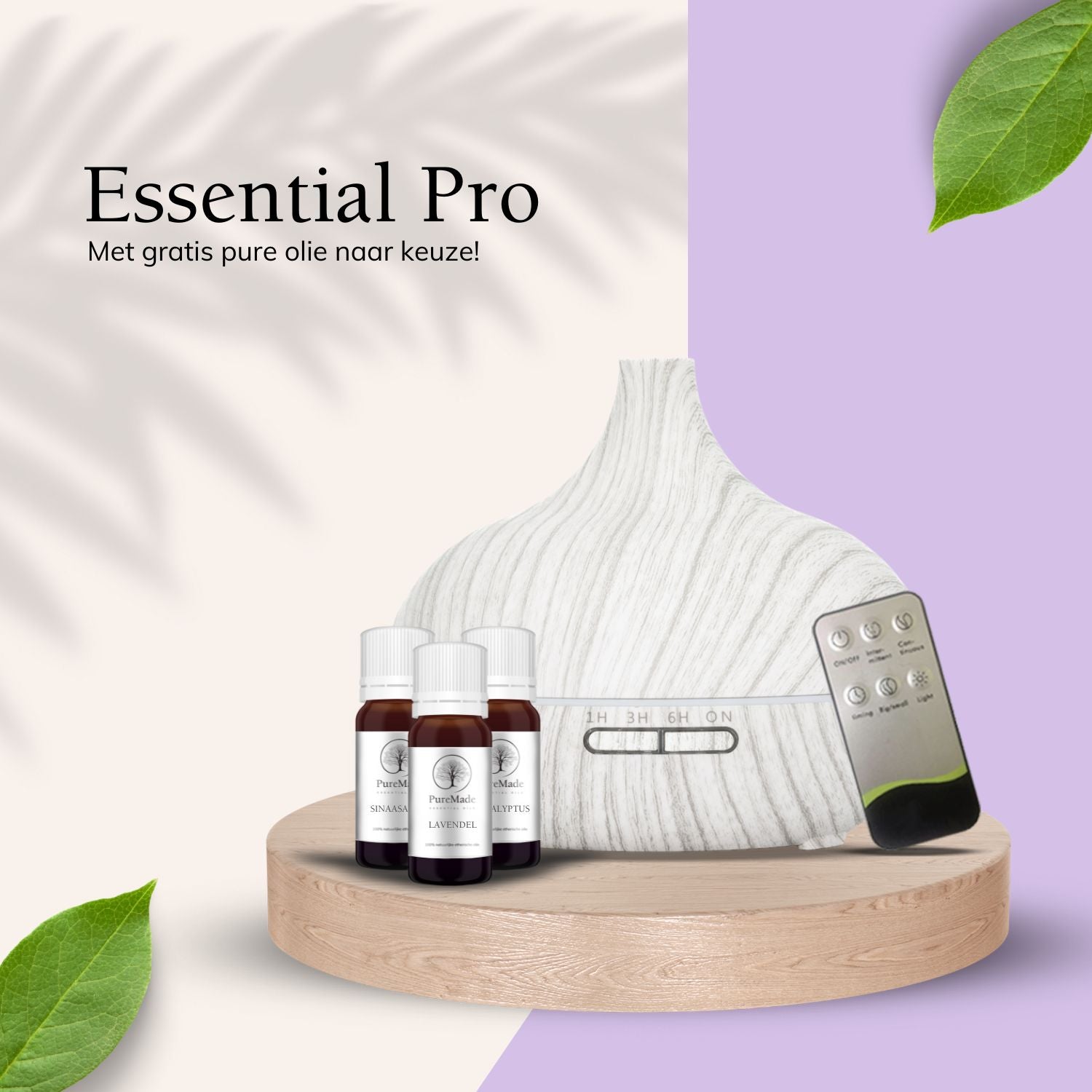 Essential Pro White Wood - Aroma Diffuser