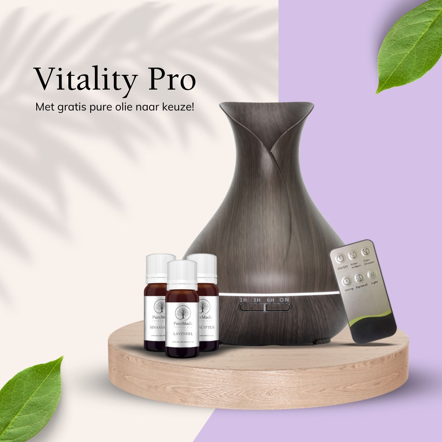 Vitality Pro Dark Wood - Aroma Diffuser