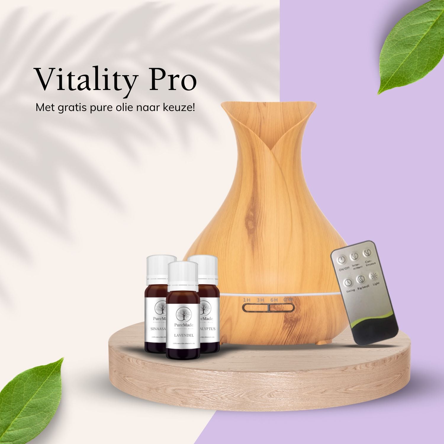 Vitality Pro Light Wood - Aroma Diffuser